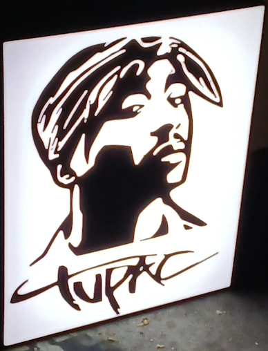 Tupac Light Box